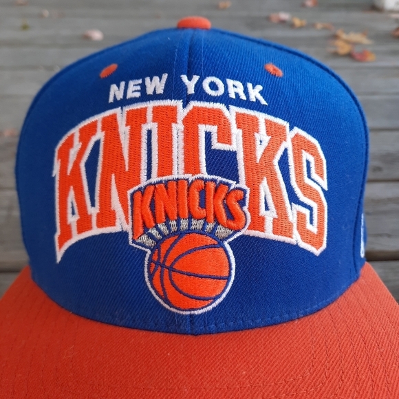 Mitchell & Ness New York Knicks NBA basketball blue wool snapback hat - Picture 4 of 14